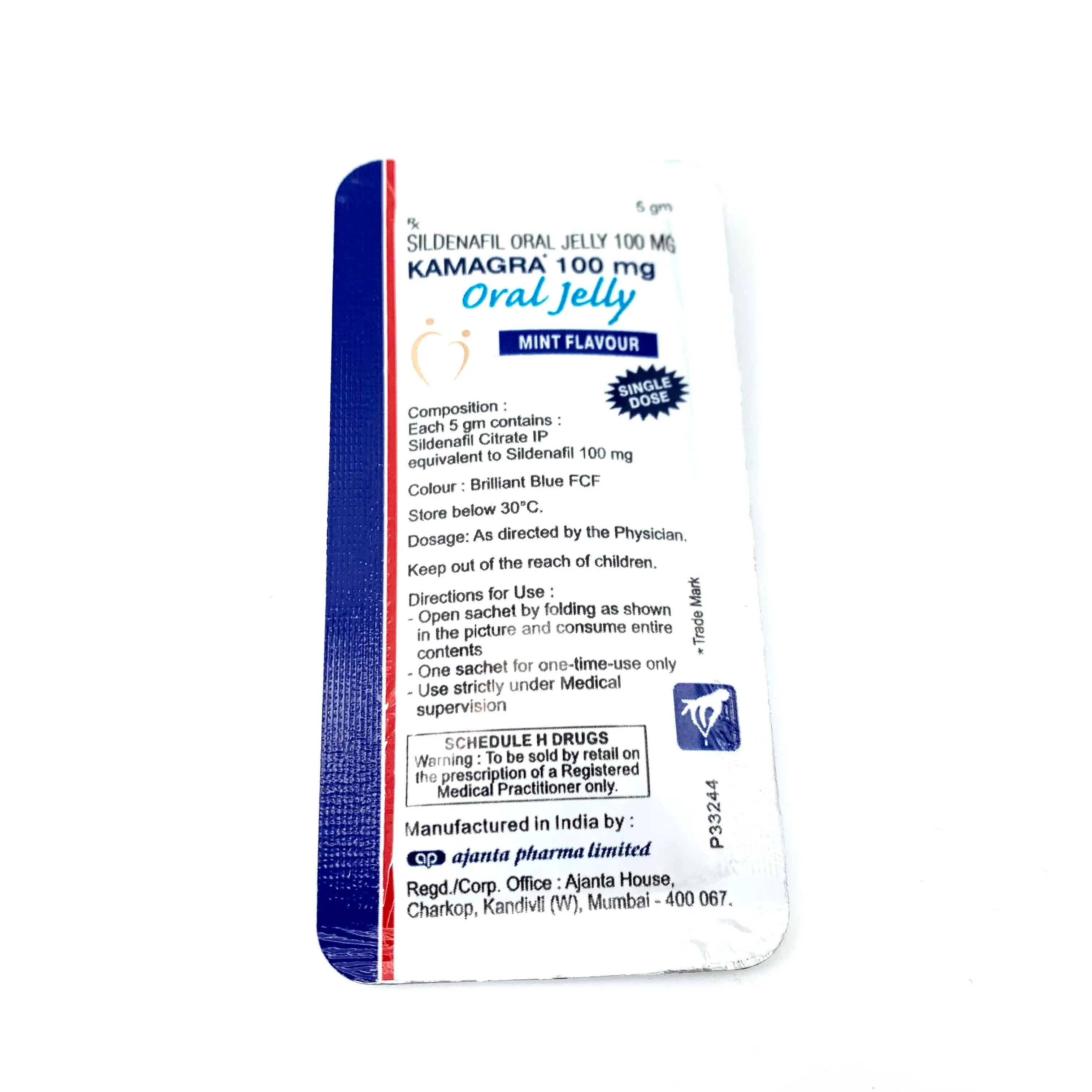 Sildenafil-Oral Jelly Mint | 100mg Hard Erection | Increased Sexual Desire | For Her