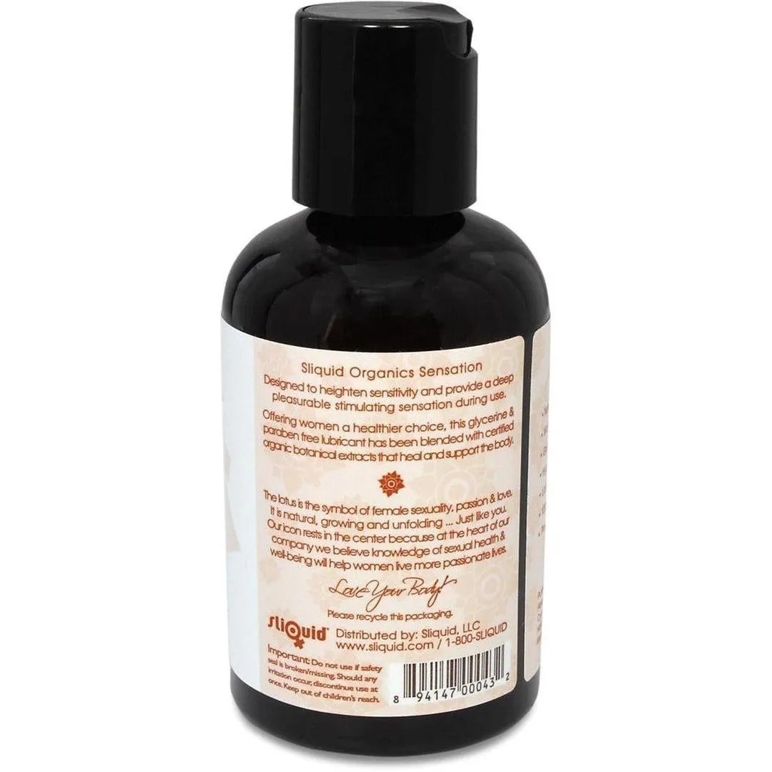 Sliquid Organics Sensation Aloe-Based Warming Lube