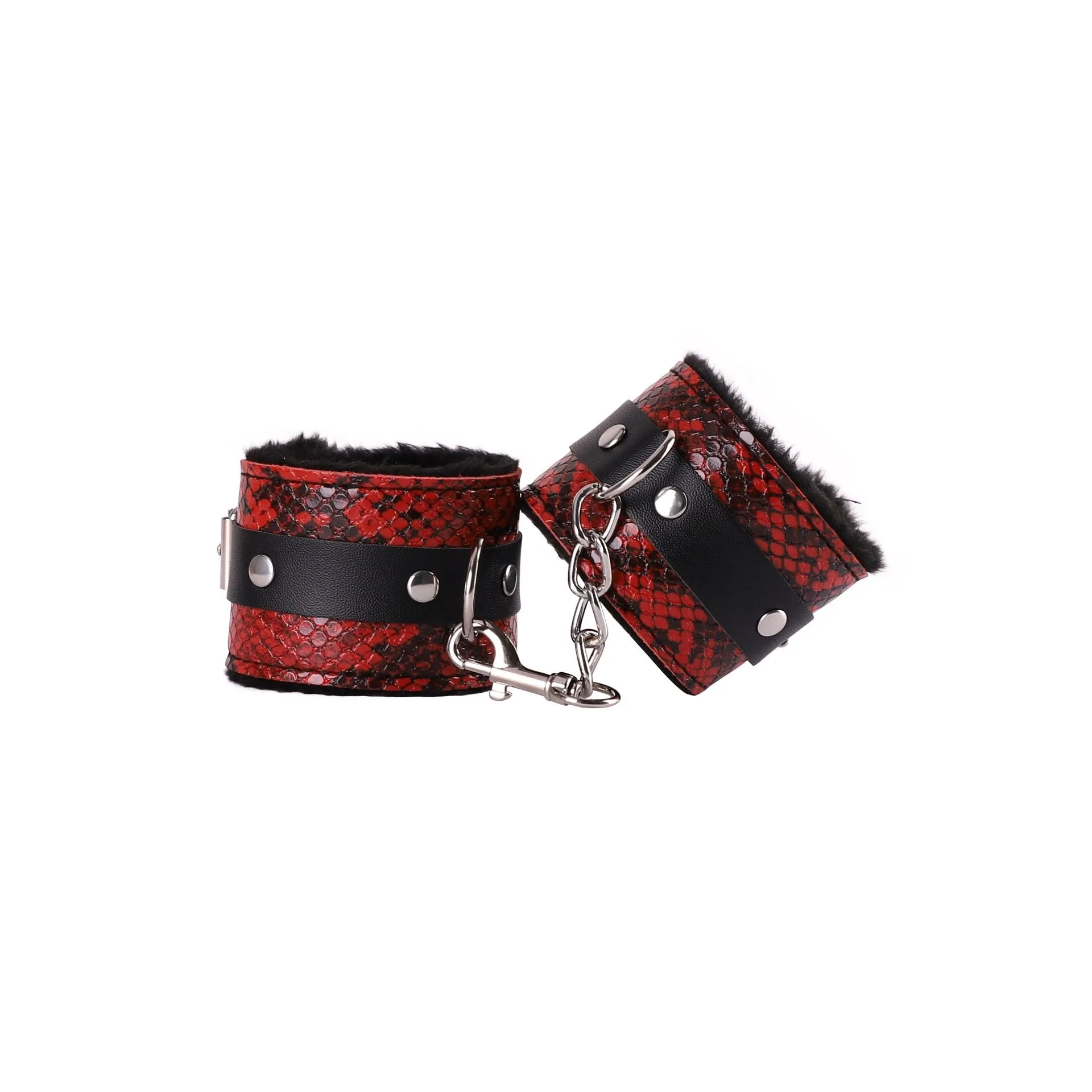 Snake Print Design Bondage Boutique Submissive Special Bondage Kit (9 Piece)
