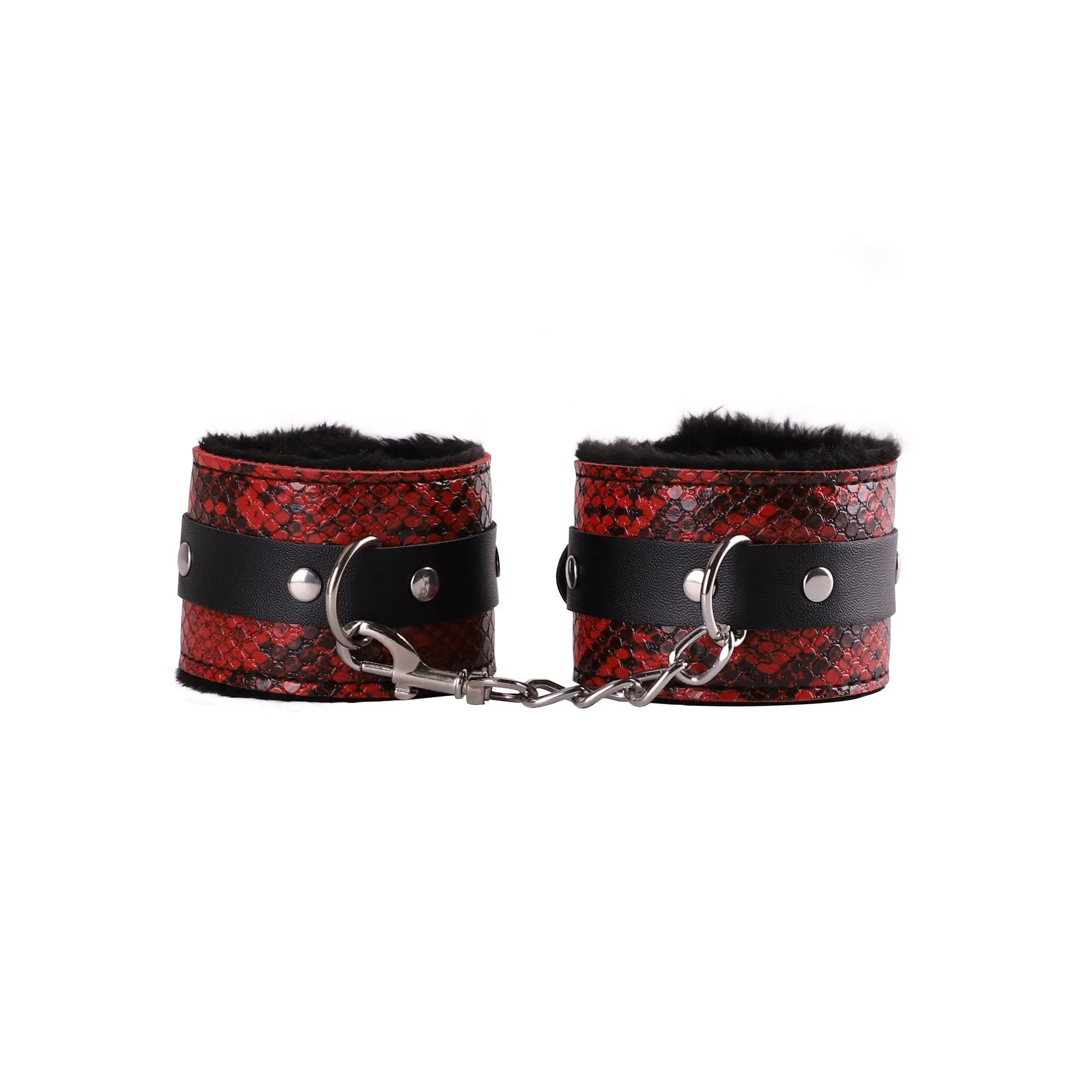 Snake Print Design Bondage Boutique Submissive Special Bondage Kit (9 Piece)