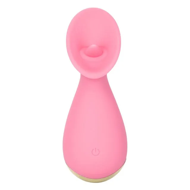 Stimulator clitoris CALEXOTICS #TICKLEME. cu funcție de simulare sex oral. 10 funcții de vibrație. rezistent la apă. culoare roz