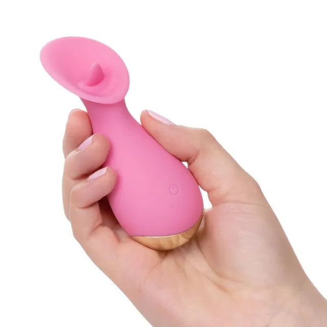 Stimulator clitoris CALEXOTICS #TICKLEME. cu funcție de simulare sex oral. 10 funcții de vibrație. rezistent la apă. culoare roz
