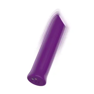 Stimulator clitoris INTENSE Todrick. 10 funcții de vibrație. rezistent la apă. lungime 10.2 cm. mov