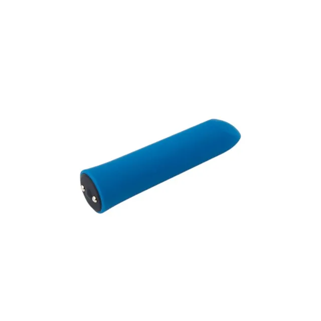 Stimulator clitoris NU SENSUELLE Bullet Iconic. cu funcție de memorie. 20 funcții de vibrație. culoare albastru