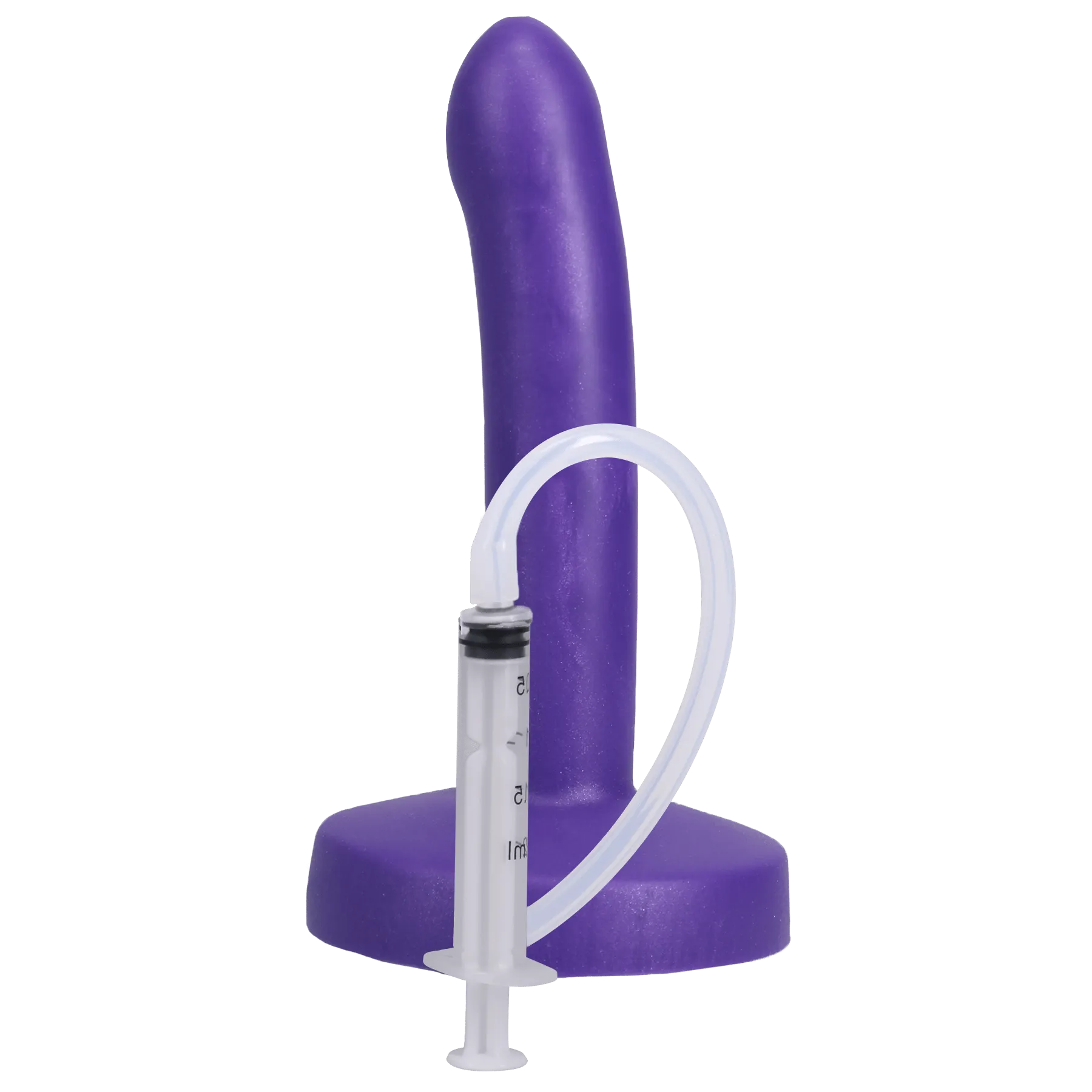 Tantus Pop Slim Squirting Dildo Indiglow