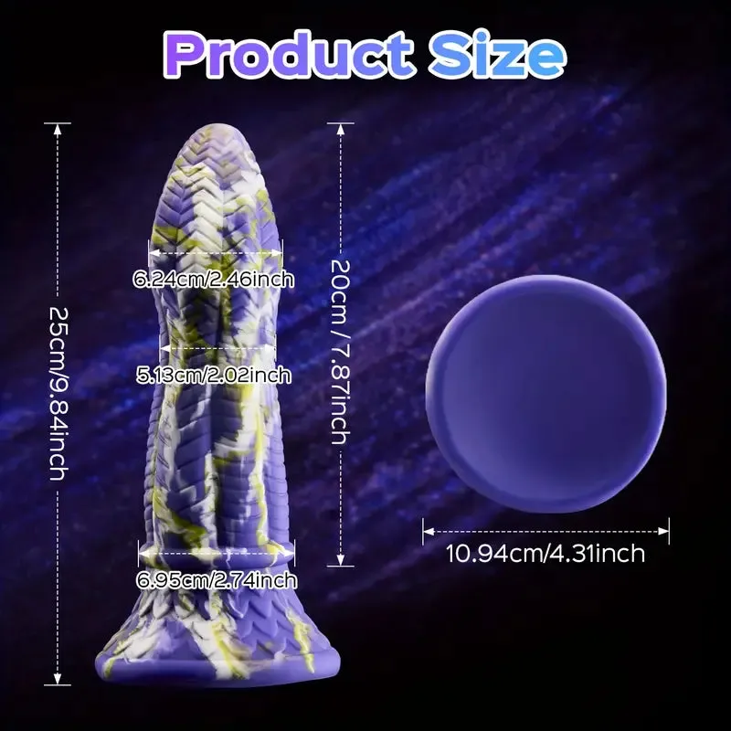 Thick Big Monster Dildo Silicone Fantasy Dragon Dildo With Suction Cup