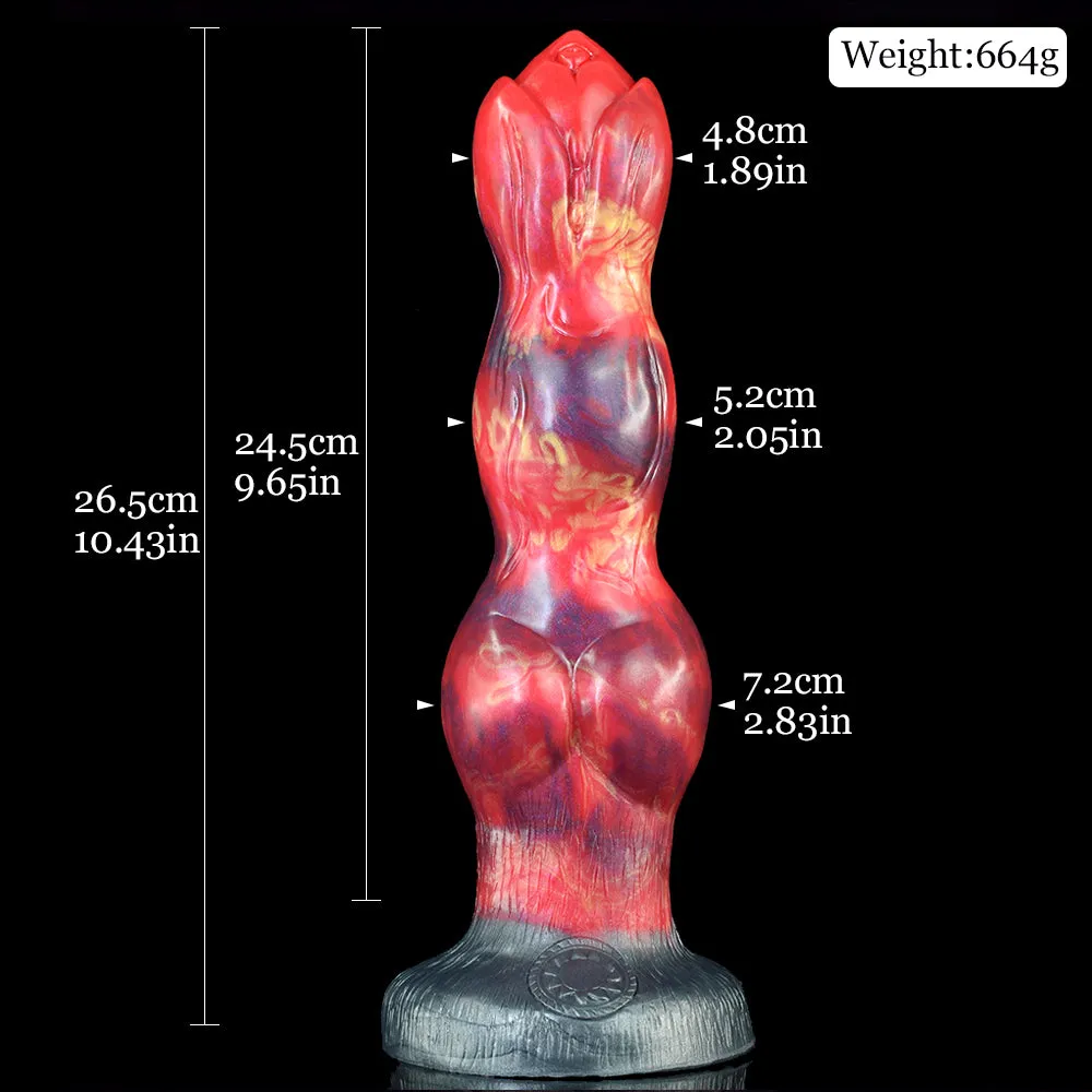 Thick Dog Dildo with Suction Cup