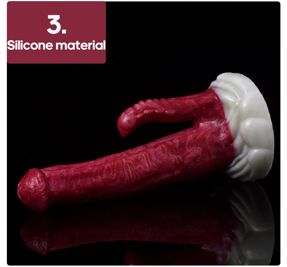THICK HORSE SQUIRTING DILDO WITH SUCTION CUP LONG BEAST DOUBLE HEAD