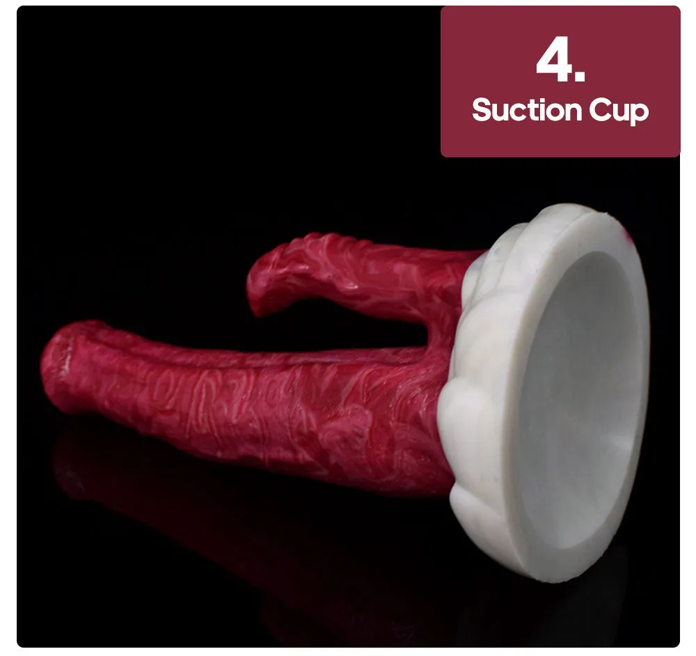 THICK HORSE SQUIRTING DILDO WITH SUCTION CUP LONG BEAST DOUBLE HEAD