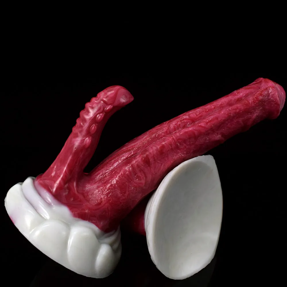 THICK HORSE SQUIRTING DILDO WITH SUCTION CUP LONG BEAST DOUBLE HEAD