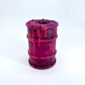 Toxxxik 'Cyclamen' #1 soft (OO30) mini closed-end pen/stroker (trans)