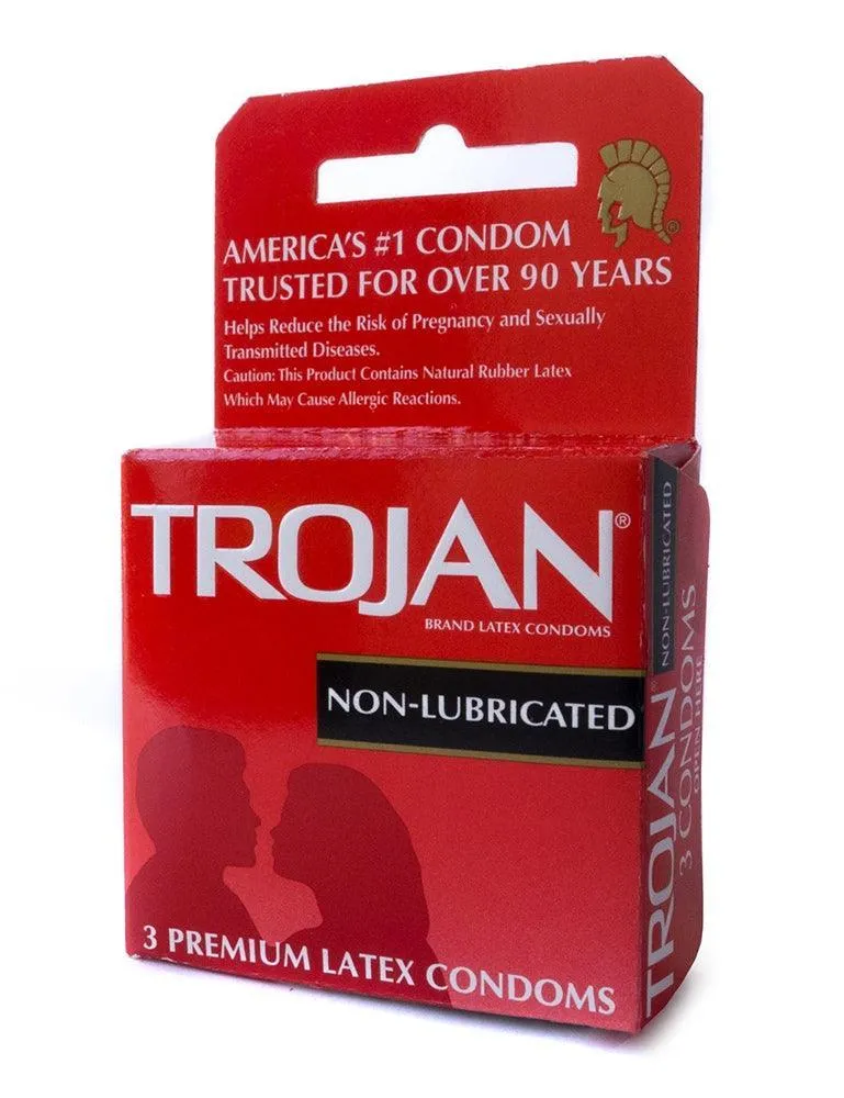 Trojan Condoms. 3-Packs