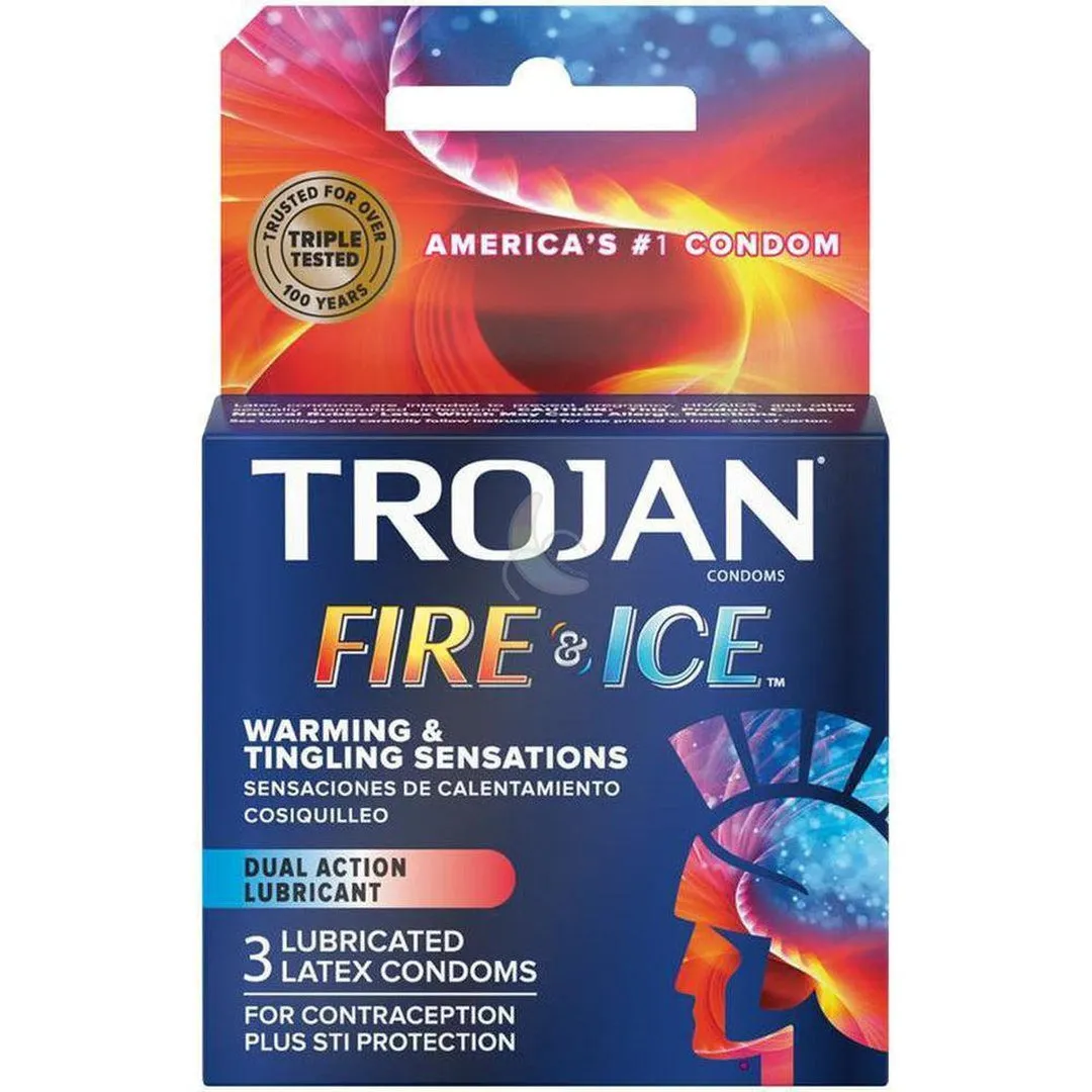 Trojan Fire and Ice Condoms (Hot & Cold Condom)