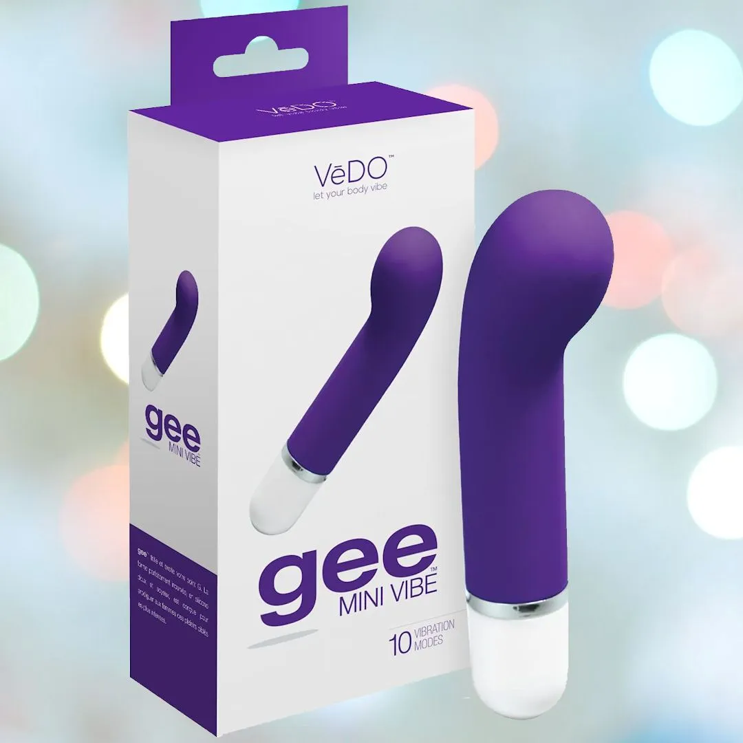 VeDO 'Gee' Mini G-Spot Rechargeable Waterproof Vibrator - Indigo