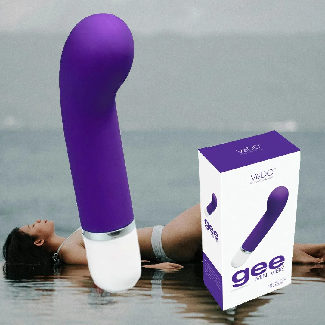 VeDO 'Gee' Mini G-Spot Rechargeable Waterproof Vibrator - Indigo