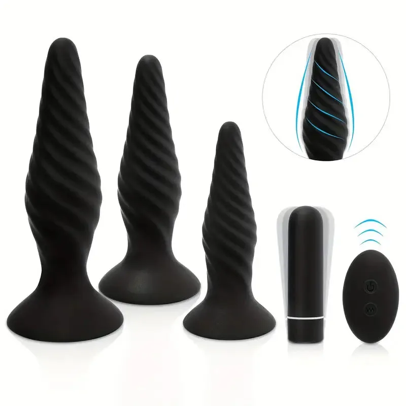Vibrating Butt Plug Idris Anal Sex Toy Dildo Soft Liquid Silicone Anal Vibrator