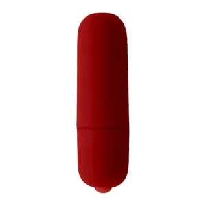 Vibrator bullet INTOYOU MOOVE. pentru stimularea clitorisului. 10 funcții de vibrație. rezistent la apă. culoarea roșu