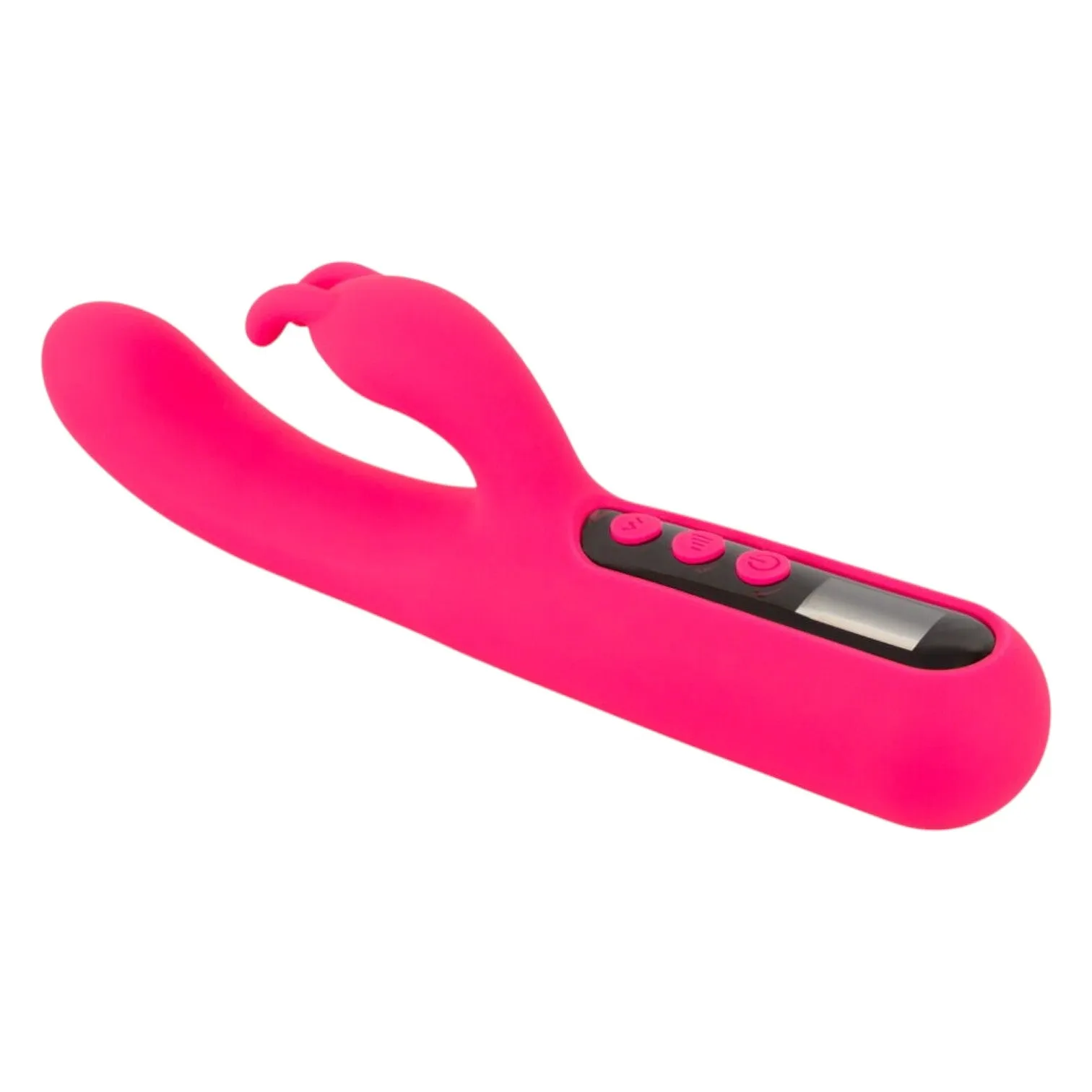 Vibrator dublu YOU2TOYS Pink Sunset Rabbit Vibrator. cu display digital. 10 funcții de vibrație. 4 viteze. culoare roz