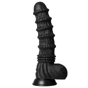 Vibrator EXTREME by Hidden Desire DRAGON Vibrating Dildo. 9 funcții de vibrație. diametru 5.5 cm. lungime 27 cm. negru