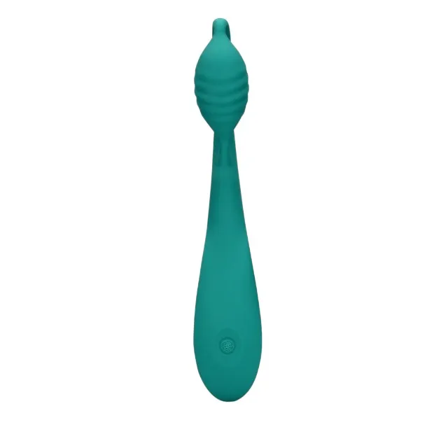 Vibrator LOVELINE G-Spot Vibrator with Bead. pentru stimularea punctului G. 12 funcții de vibrație. 21.6 cm. verde