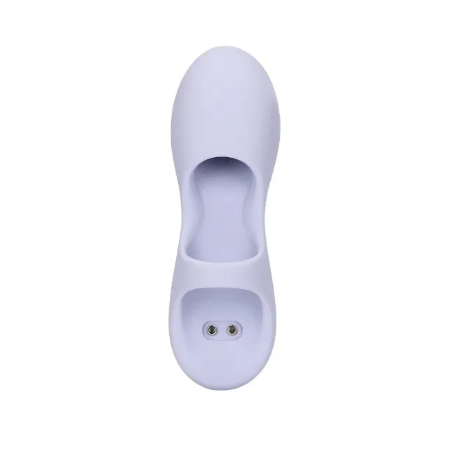 Vibrator pentru deget LOVELINE Silicone Finger Vibrator. pentru stimularea clitorisului. 10 funcții de vibrație. mov