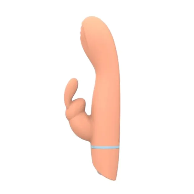 Vibrator rabbit LovingJoy MINA THRILL G-SPOT. din silicon. 5 funcții de vibrație. rezistent la apă. culoare portocaliu(N12559)