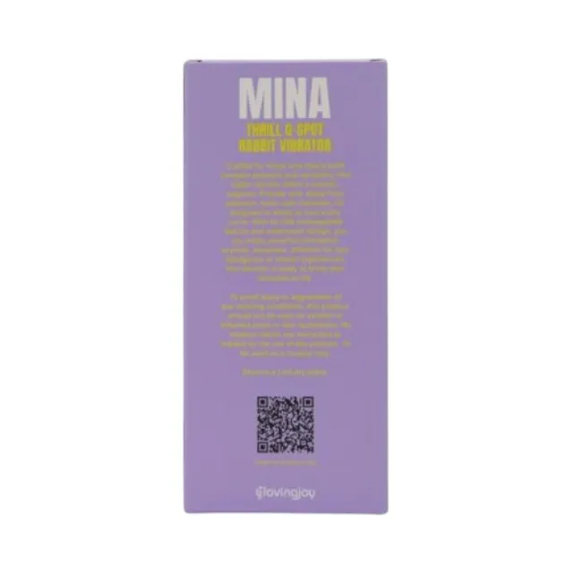 Vibrator rabbit LovingJoy MINA THRILL G-SPOT. din silicon. 5 funcții de vibrație. rezistent la apă. culoare portocaliu(N12559)