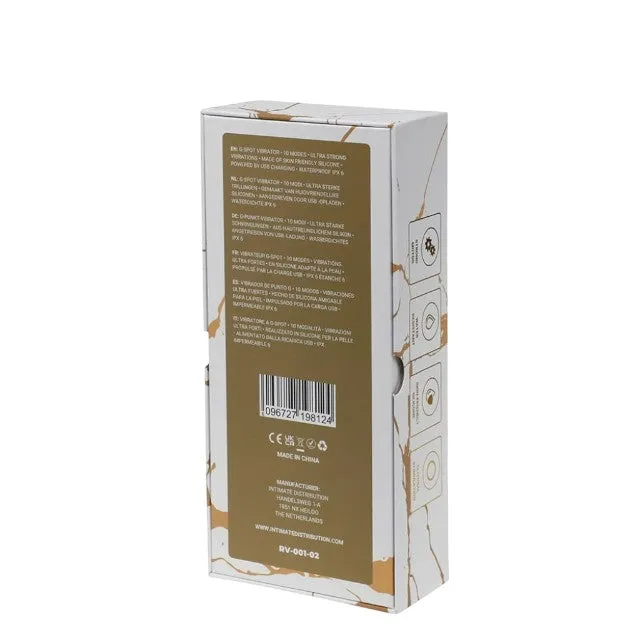 Vibrator rabbit ROUGE VELVET Essentia. pentru clitoris și punctul G. cu funcție de tapping. 10 funcții de vibrații ultra-puternice. roșu
