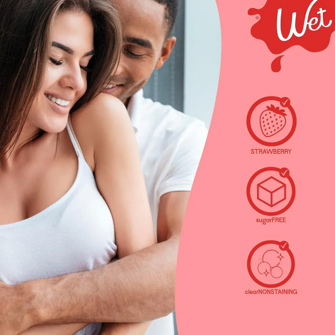 Wet Delicious Oral Play Strawberry - Water-based Flavored Lubricant