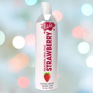 Wet Delicious Oral Play Strawberry - Water-based Flavored Lubricant
