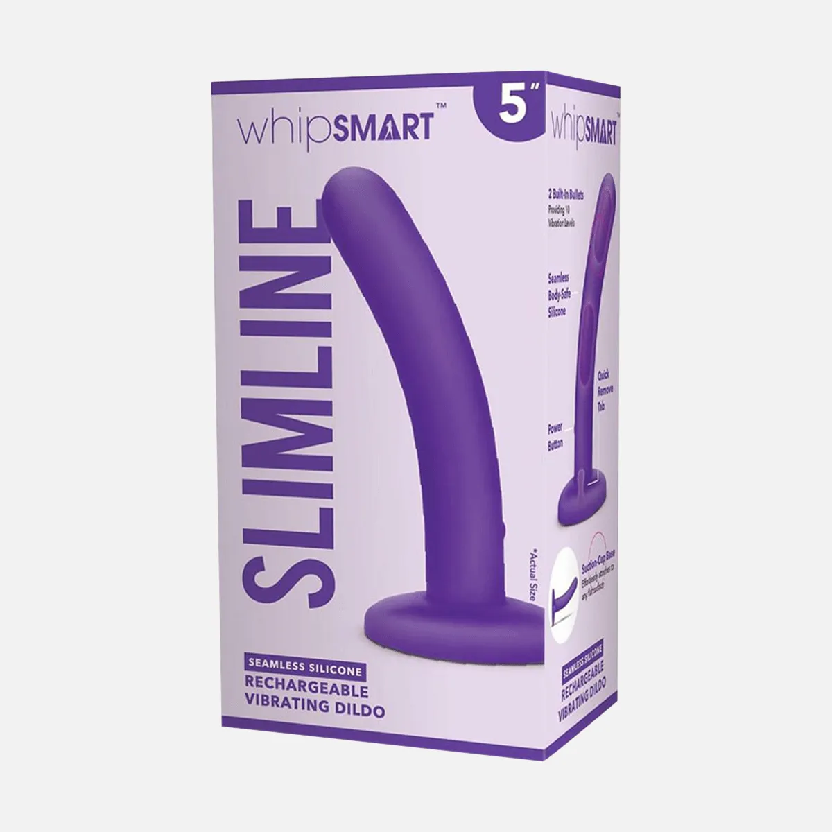 WhipSmart Slimline 5/12.7cm Vibrating Dildo