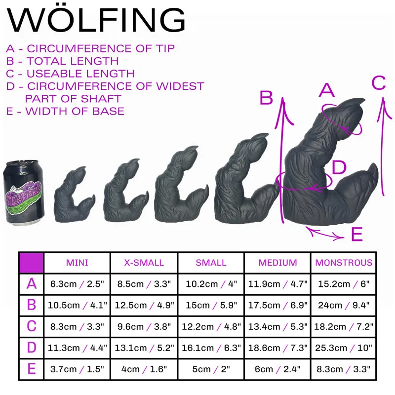 Wölfing 'Haunted Drips' small super soft (OO20)