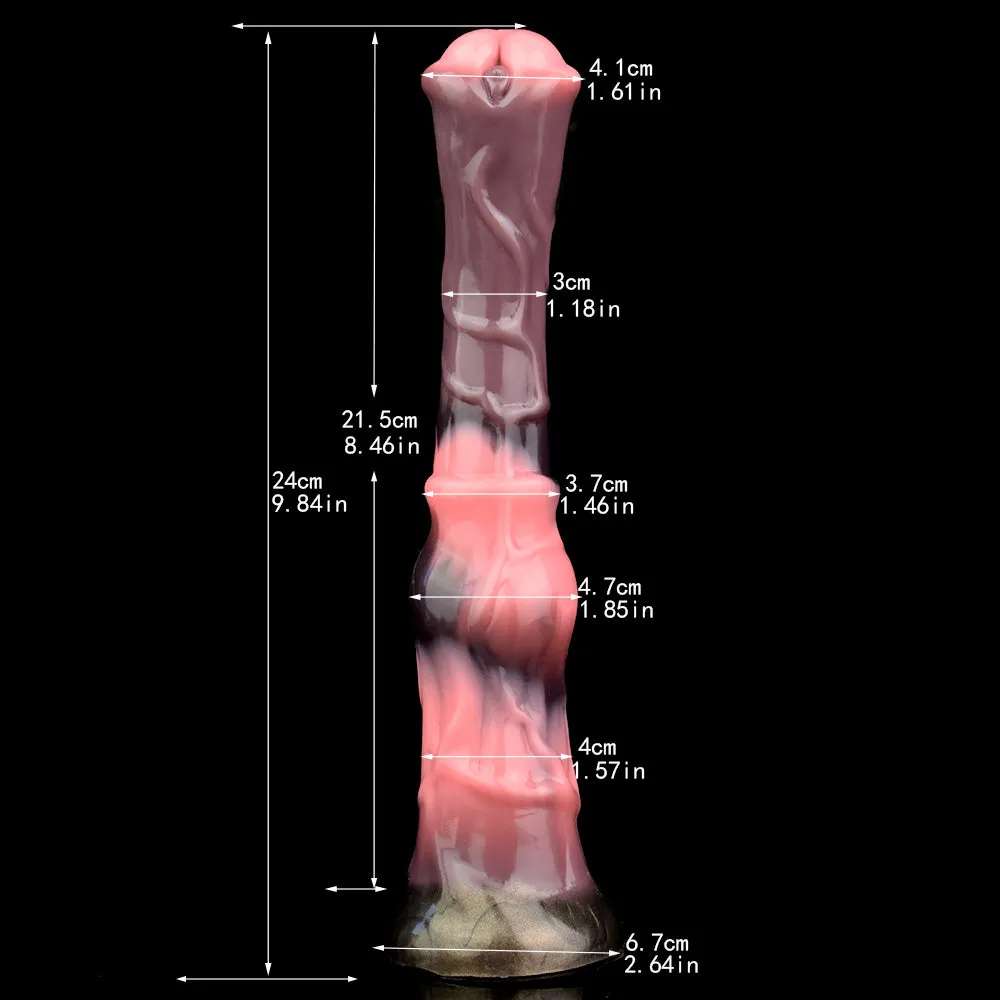 YOCY Phantom Night Yellow Stallion Horse Dildo